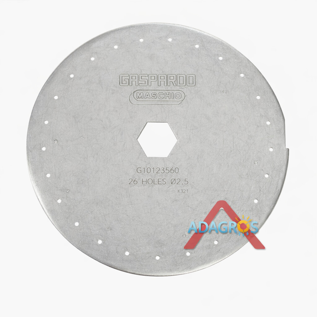 disc semănătoare floarea soarelui 26 găuri 2.5 mm Maschio Gaspardo G10123560R